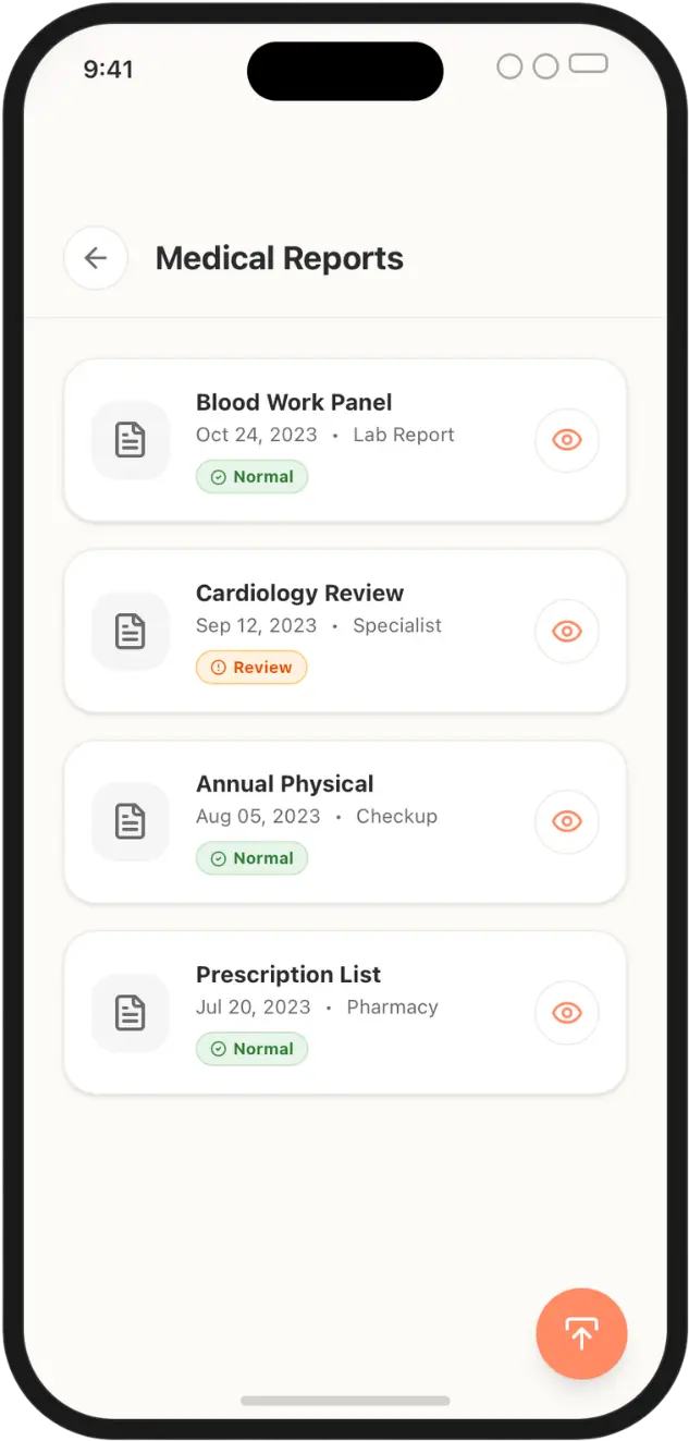 AHAM Assistant chat with quick replies
